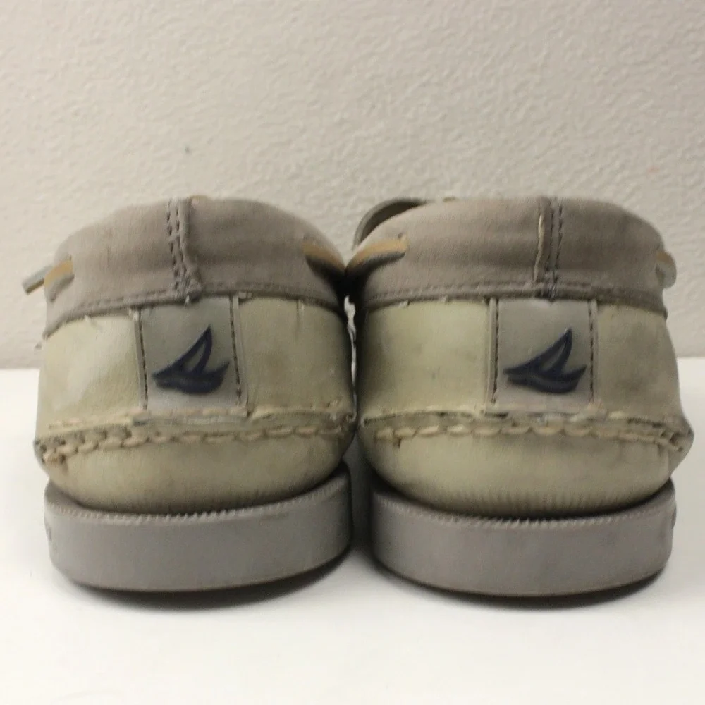 Sperry Top-Sider Authentic Original Taupe Nubuck Boat Shoes Men's Size 10M
